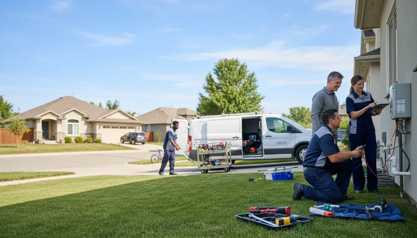 Tankless water heater service in Leesport, PA